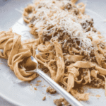 white bolognese